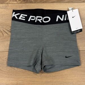 Nike Pro Grey Shorts 3 inch size XS